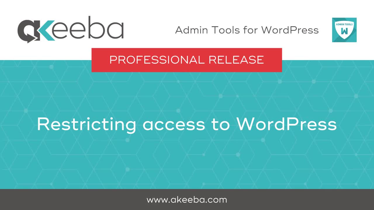 Restricting access to WordPress