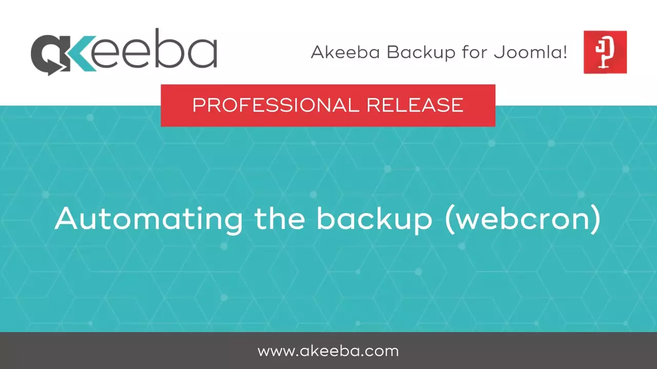Automating the Backup (webcron)