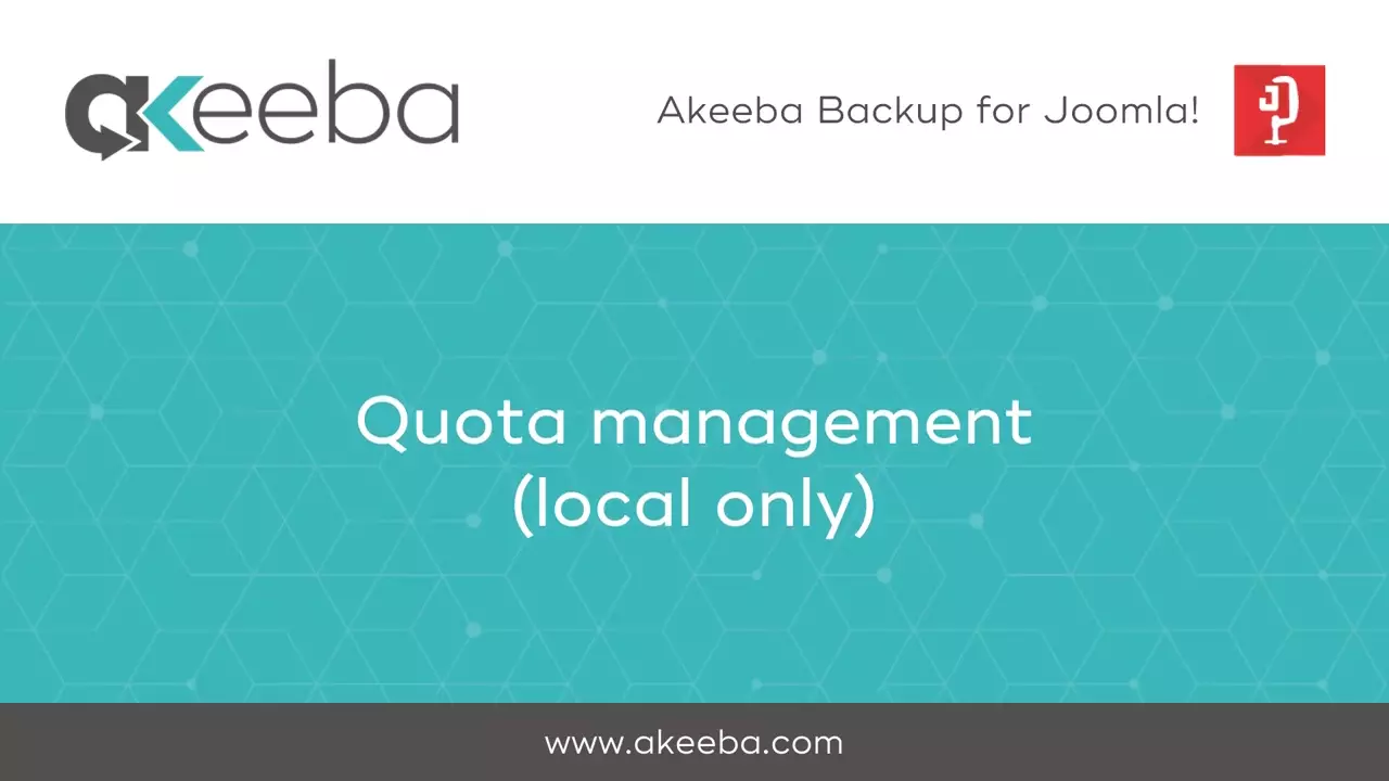 Quota Management (local only)