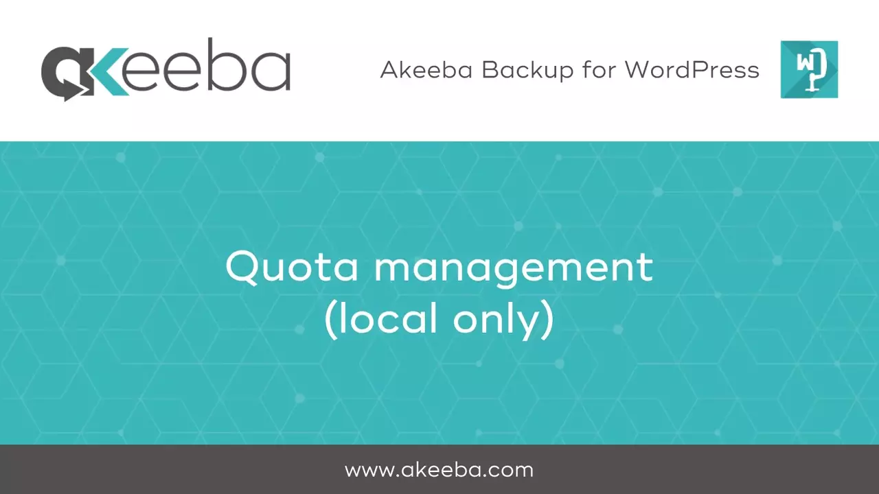 Quota Management (local only)