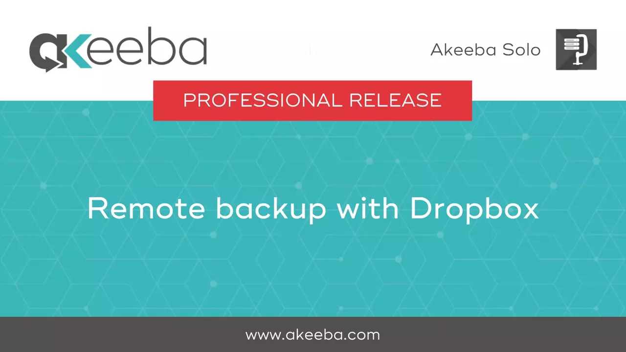 Remote Backup with Dropbox