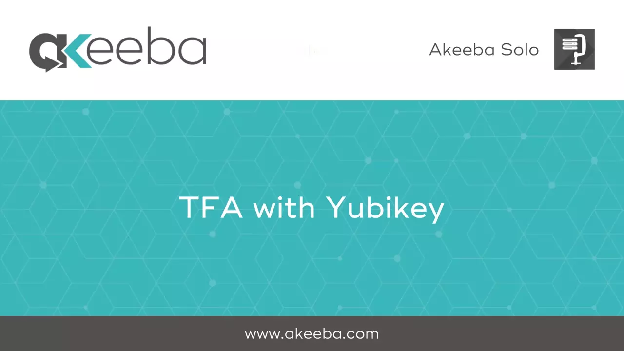 TFA with Yubikey