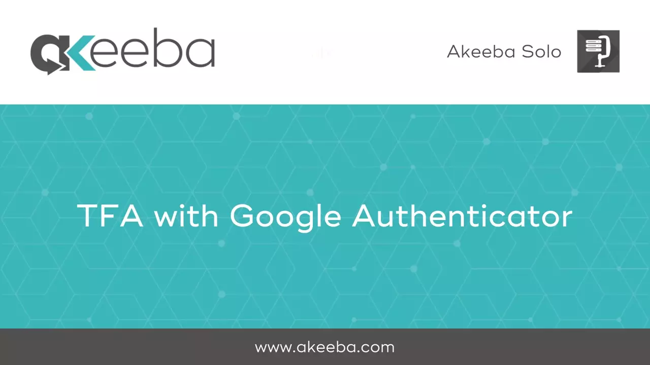 TFA with Google Authenticator